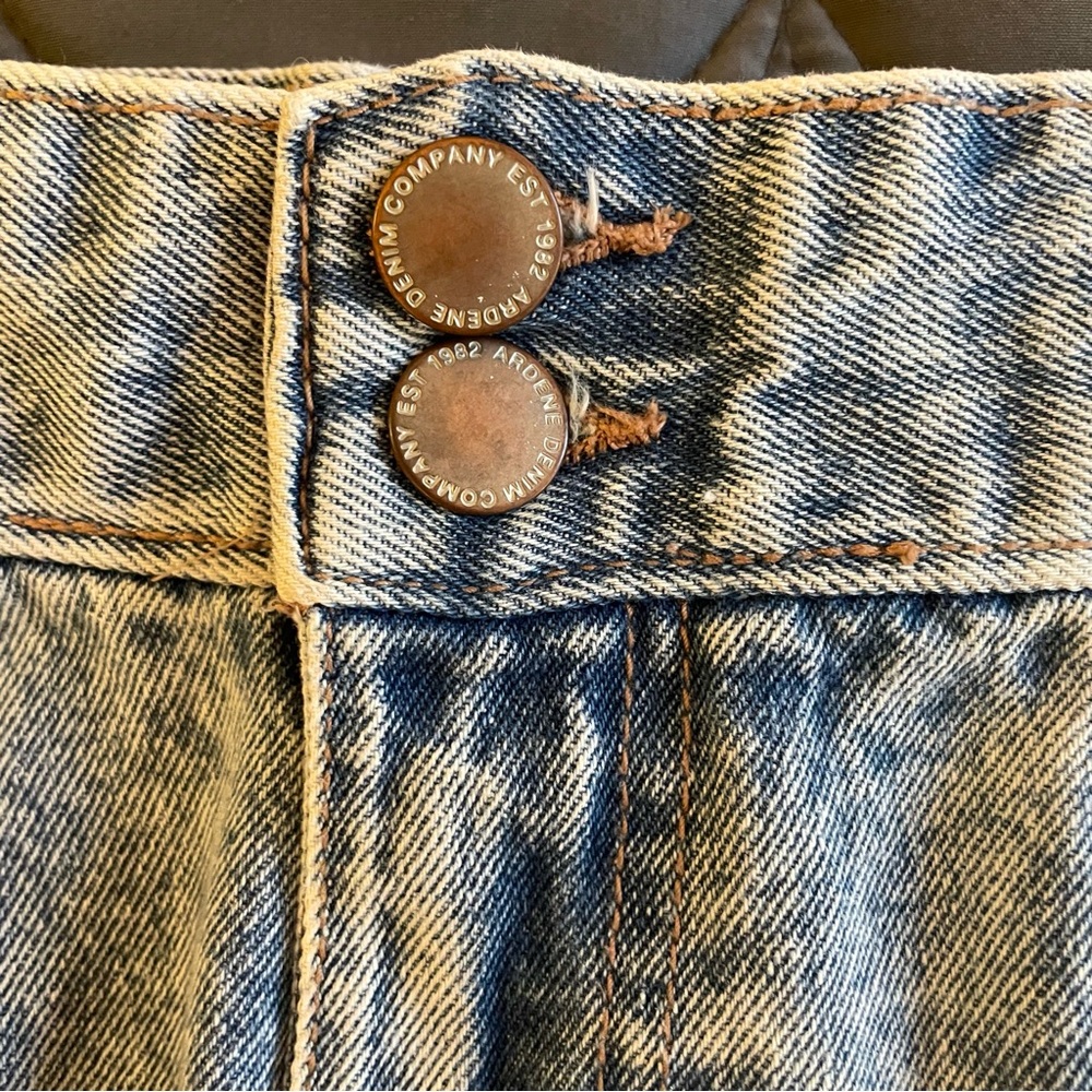 Ardene Blue Denim Mini Skirt - Picture 2 of 8